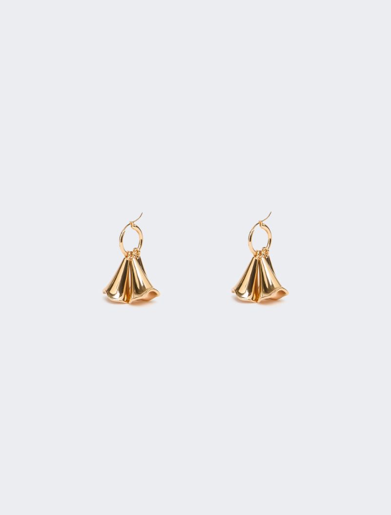 Floral pendant earrings - GOLD - Sportmax