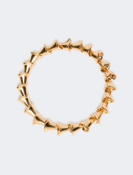 Choker necklace with floral elements - GOLD - Sportmax