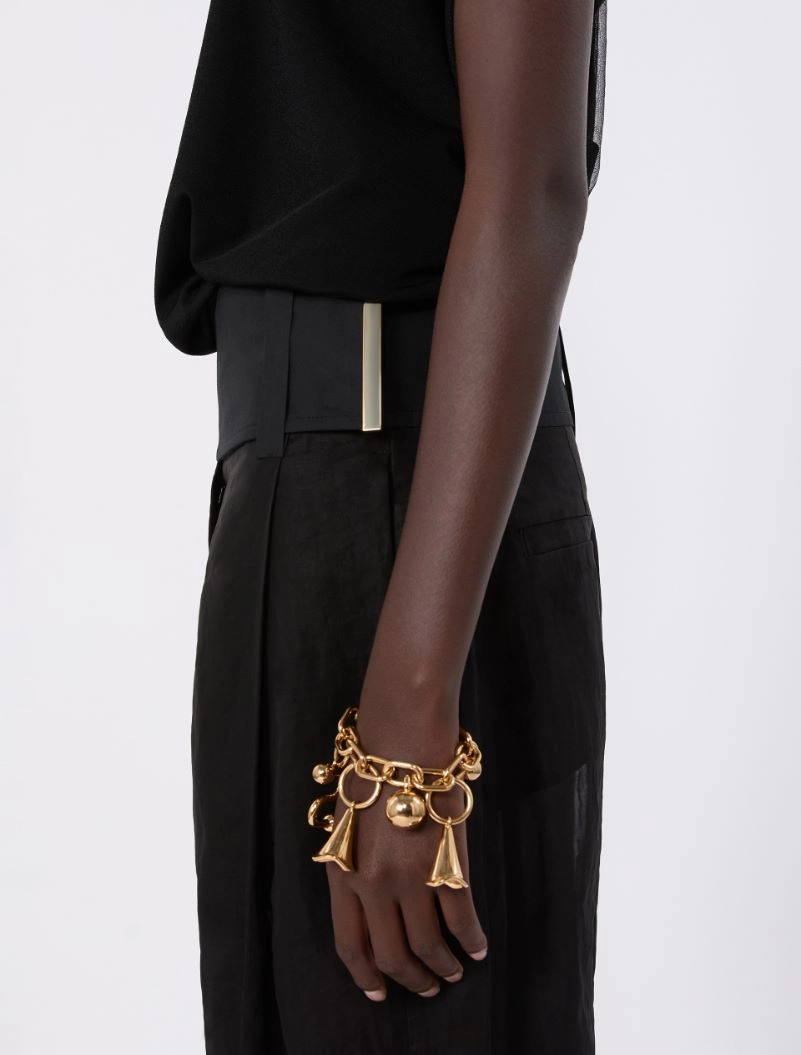 Chain bracelet with charm - GOLD - Sportmax - 5