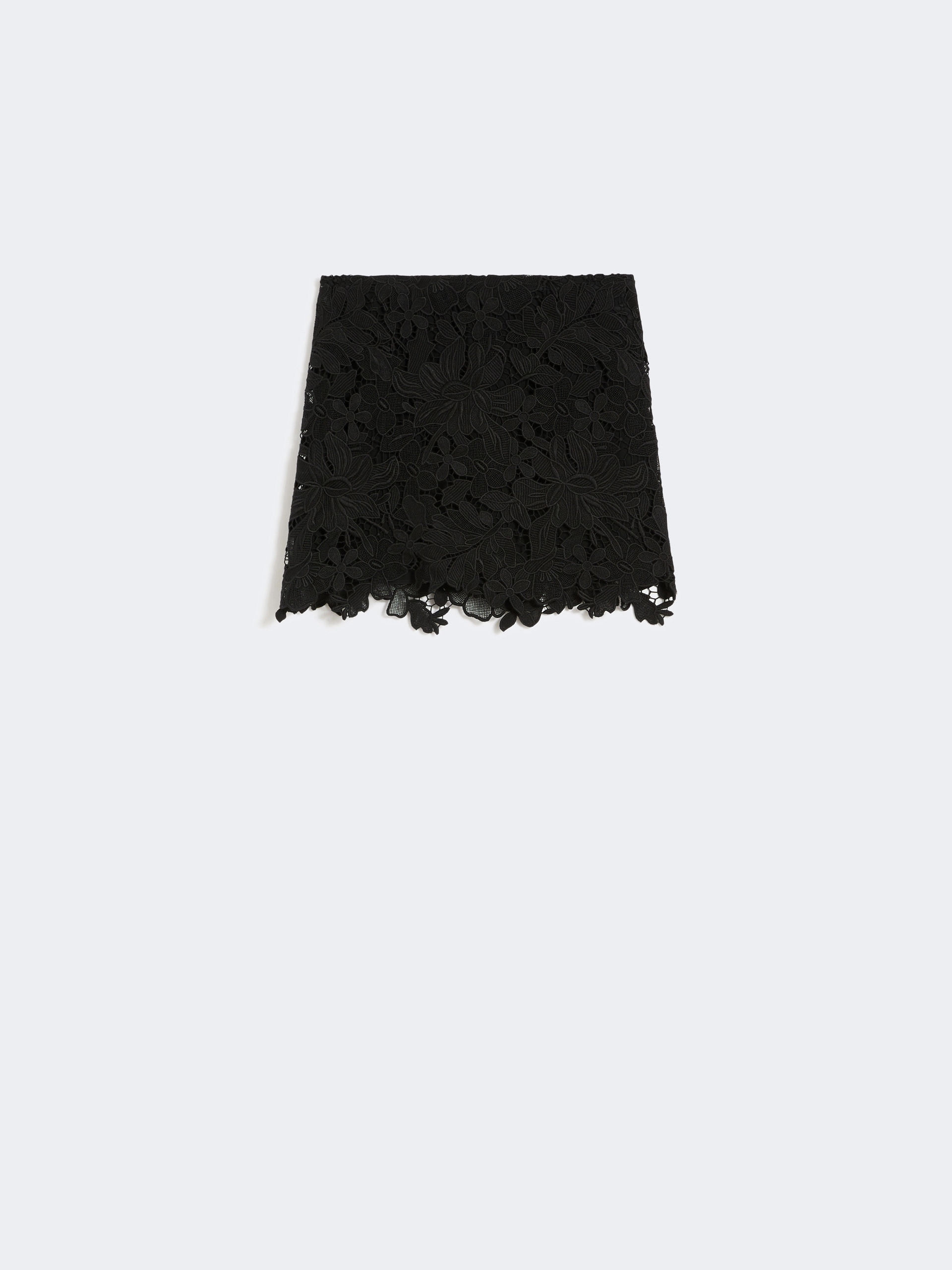 Floral macramé skirt - BLACK - Sportmax - 5