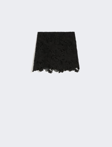 Floral macramé skirt - BLACK - Sportmax - 6
