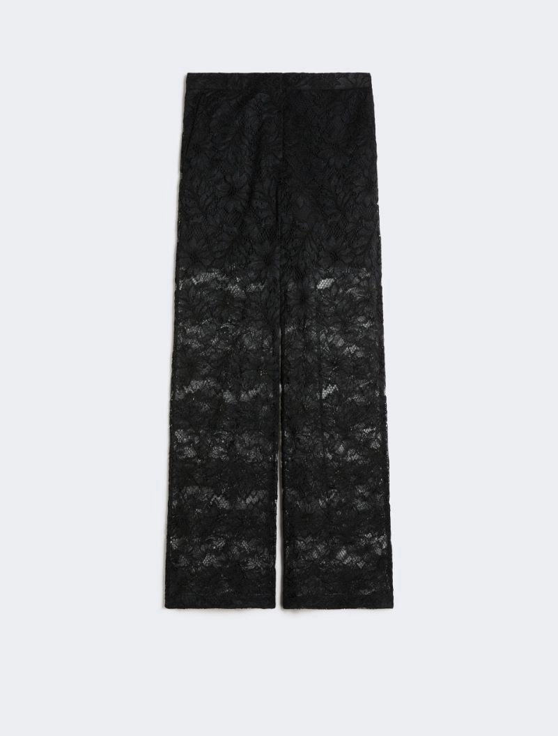 Lace trousers - BLACK - Sportmax - 7