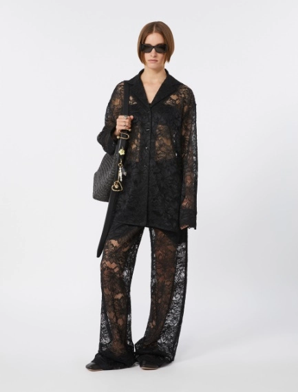 Pantalon en dentelle - NOIR - Sportmax