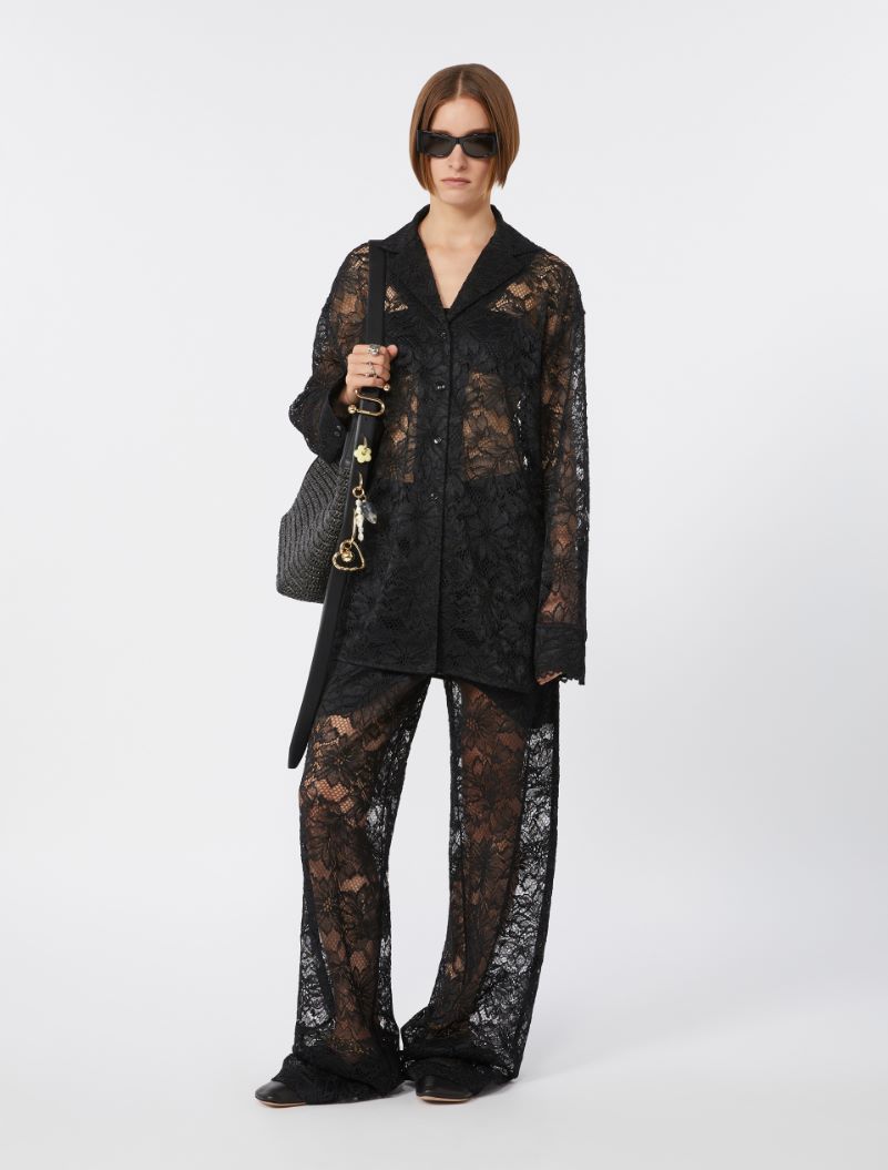 Lace trousers - BLACK - Sportmax