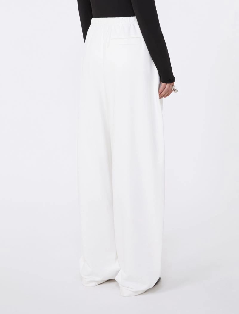 Fleece trousers - IVORY - Sportmax - 3