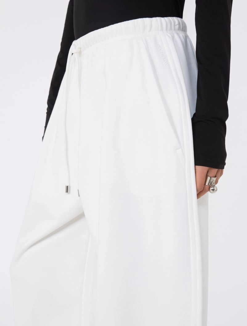 Fleece trousers - IVORY - Sportmax - 4