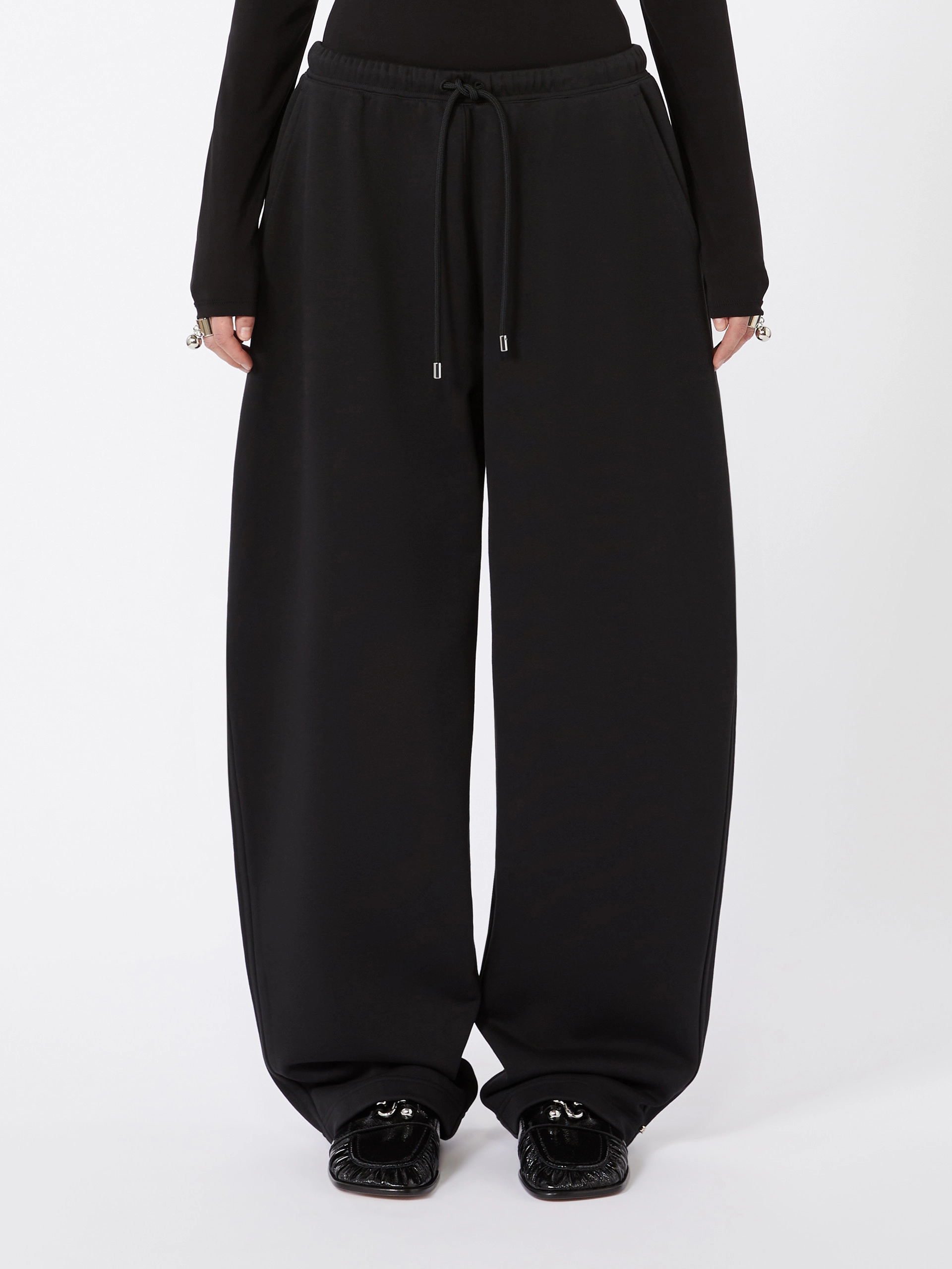 Fleece trousers - BLACK - Sportmax - 2