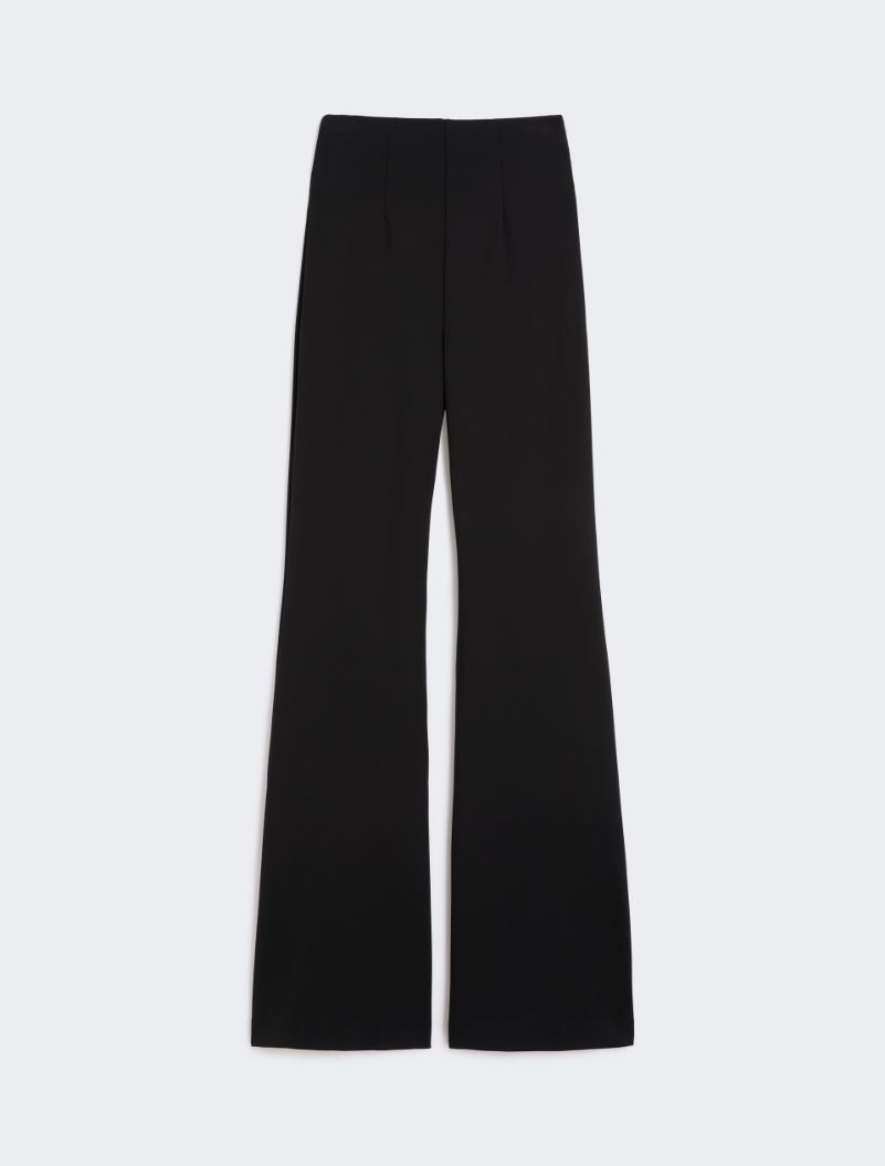 Pantalone flare in jersey stretch - NERO - Sportmax - 6