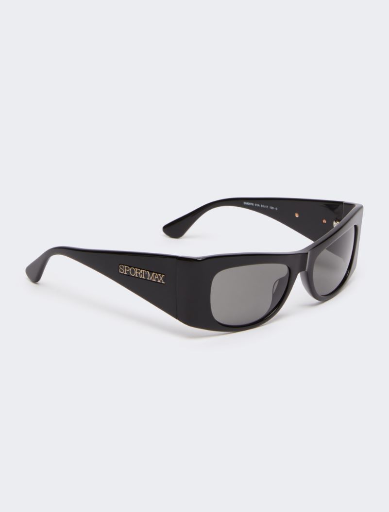 Bold glasses in acetate - BLACK - Sportmax - 2