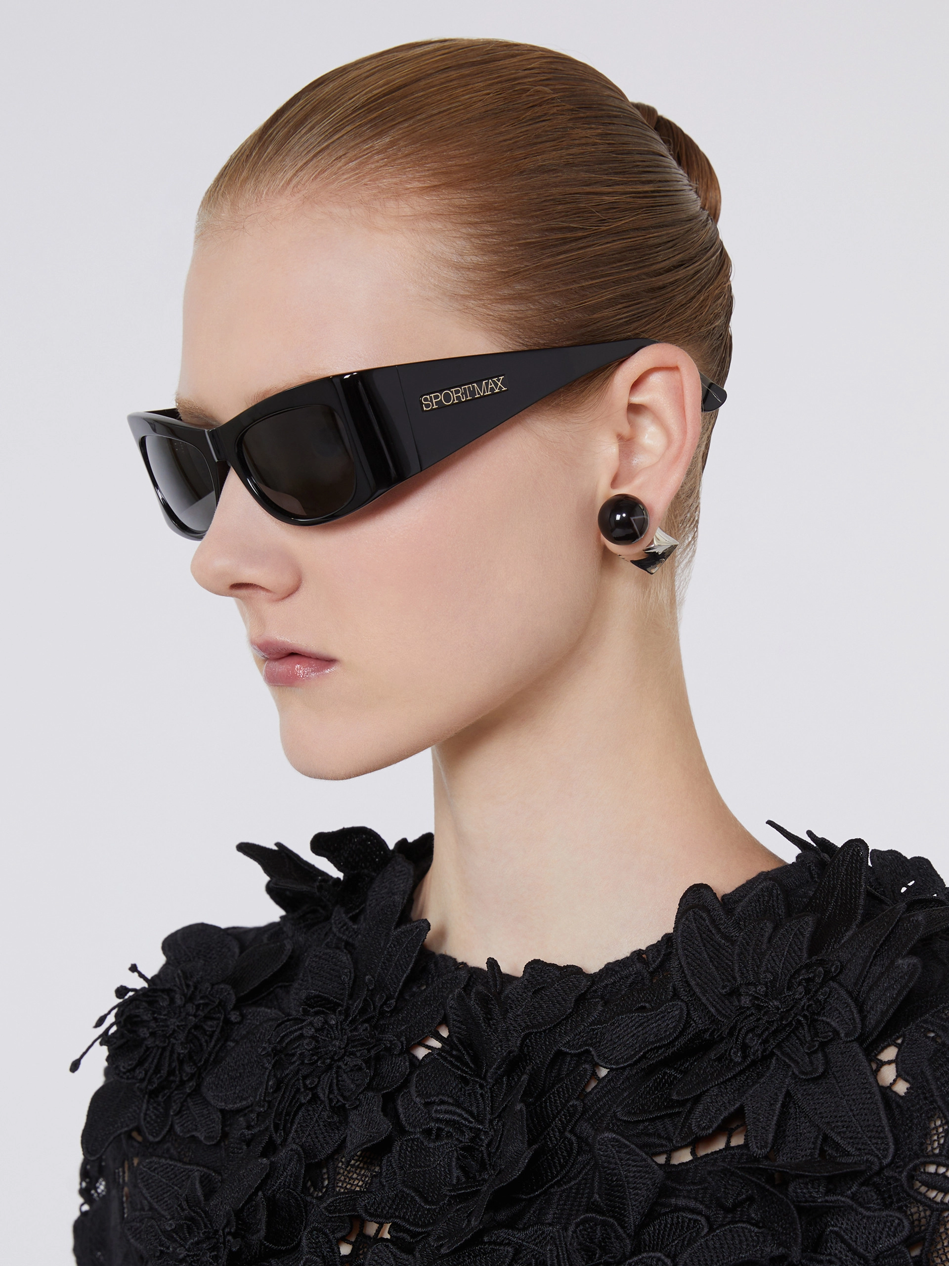Bold glasses in acetate - BLACK - Sportmax - 5