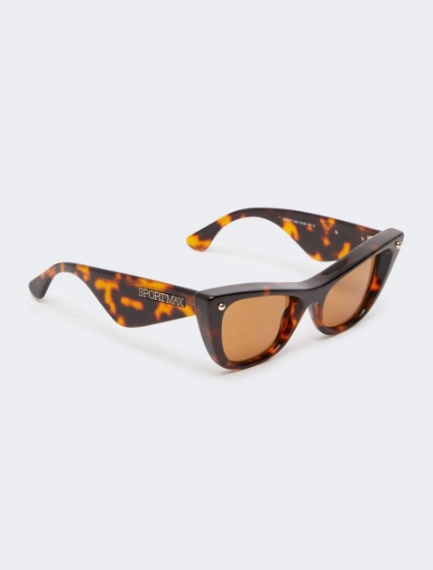 Cat-eye glasses - TAWNY BRONZE BROWN - Sportmax - 2