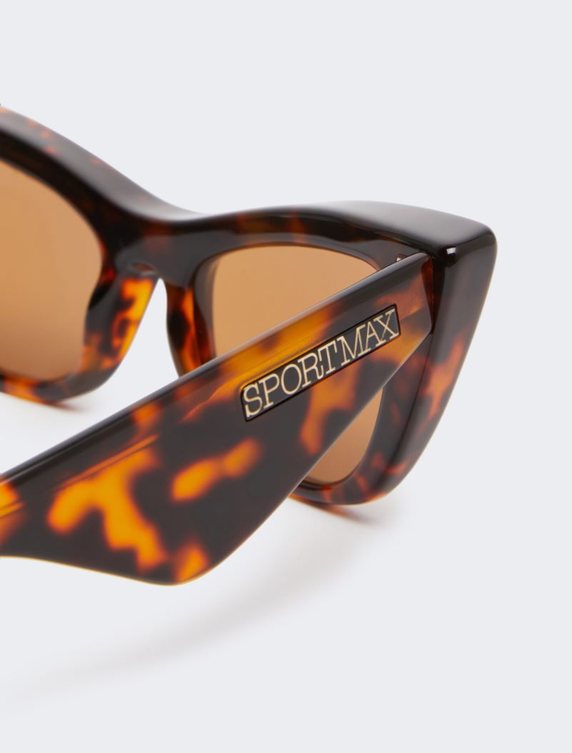 Cat-eye glasses - TAWNY BRONZE BROWN - Sportmax - 3