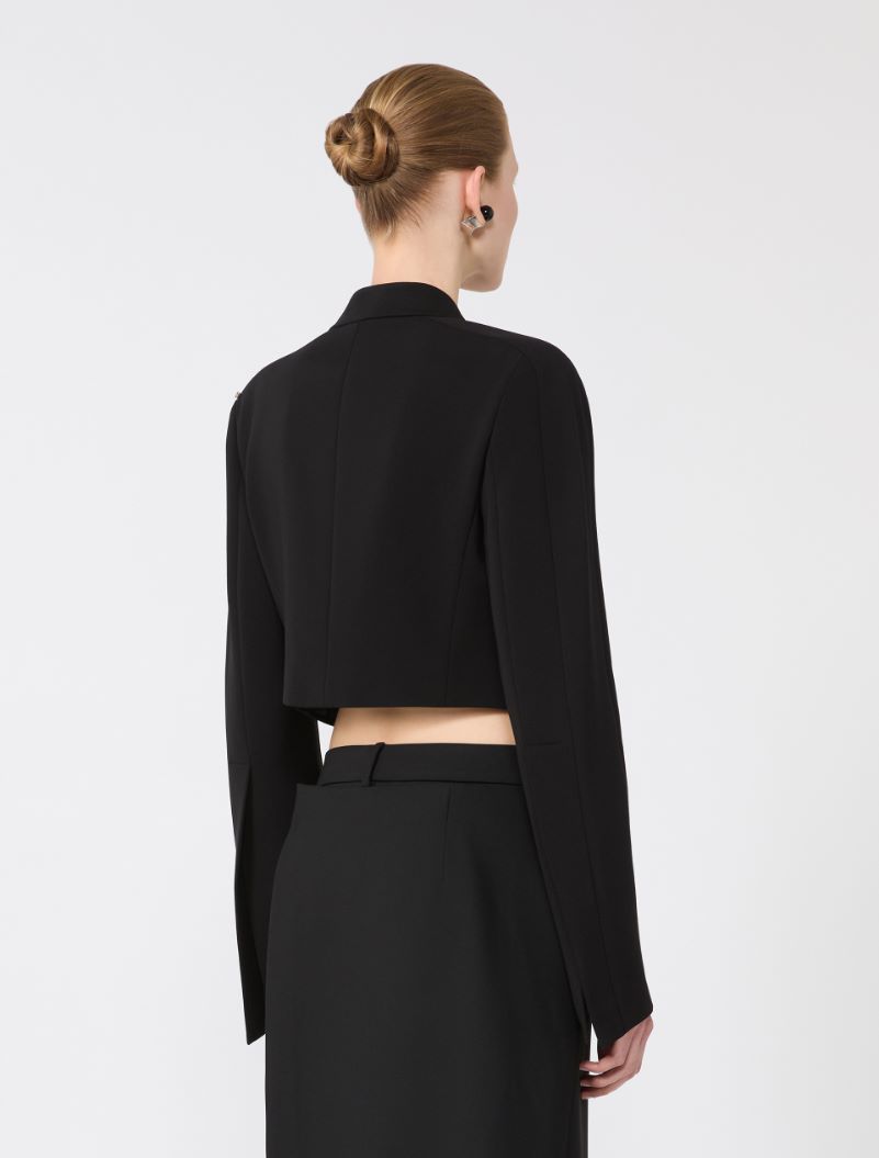 Short jersey jacket - BLACK - Sportmax - 3