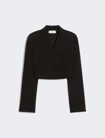 Short jersey jacket - BLACK - Sportmax - 7