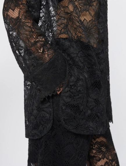 Floral lace shirt - BLACK - Sportmax - 6