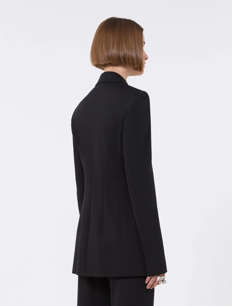 Jersey blazer - BLACK - Sportmax - 3