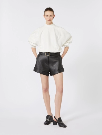 Cotton stretch sweatshirt - IVORY - Sportmax - 1