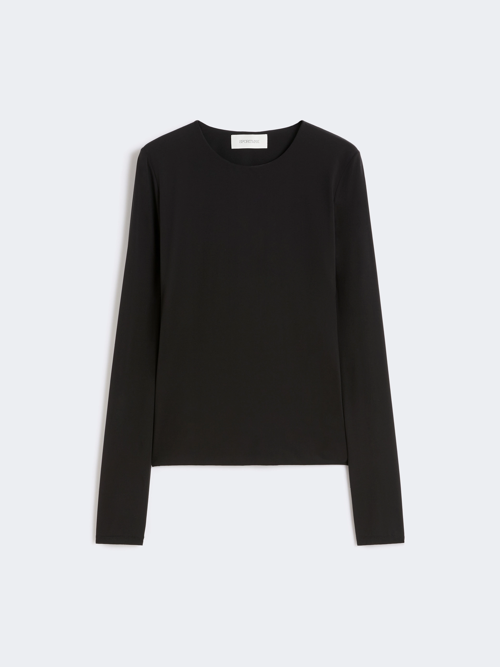 Skin-tight jersey T-shirt - BLACK - Sportmax - 5