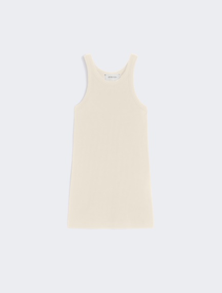 Cotton and silk vest top - VANILLA - Sportmax