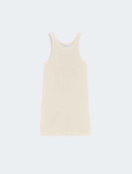 Cotton and silk vest top - VANILLA - Sportmax