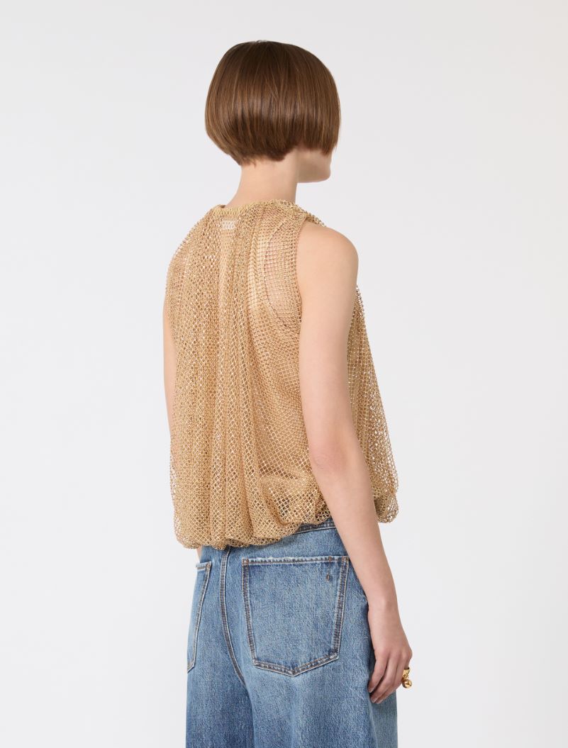 Mesh top with crystals - CAMEL - Sportmax - 3
