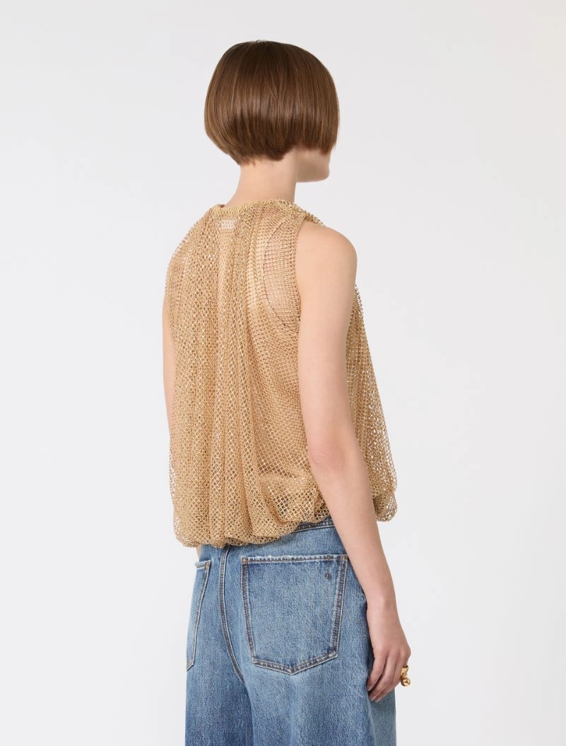 Mesh top with crystals - CAMEL - Sportmax - 3