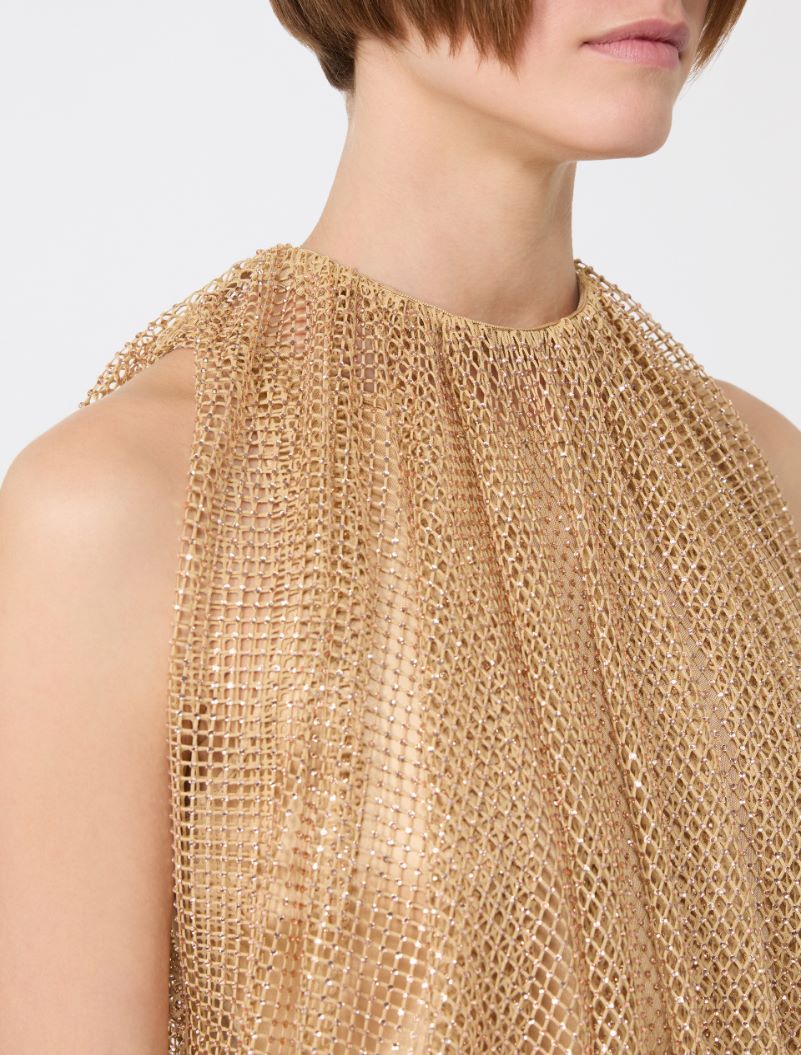 Mesh top with crystals - CAMEL - Sportmax - 5