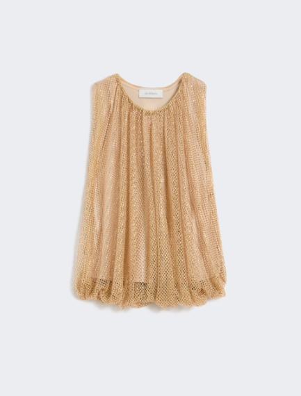 Mesh top with crystals - CAMEL - Sportmax