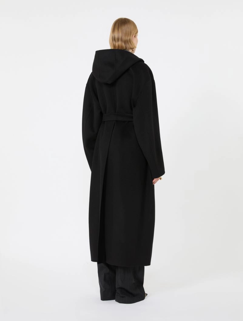 Oversized pure wool coat - BLACK - Sportmax - 3