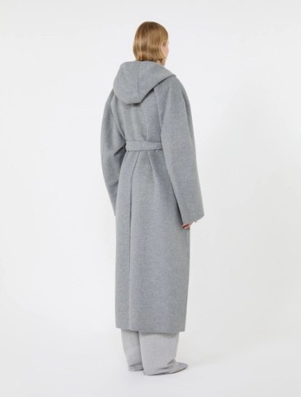 Oversized pure wool coat - MEDIUM GREY - Sportmax - 3