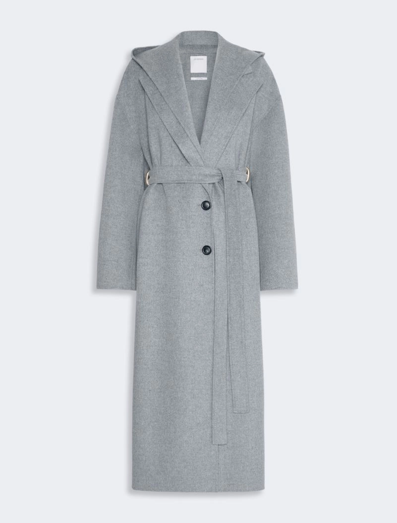 Oversized pure wool coat - MEDIUM GREY - Sportmax - 5