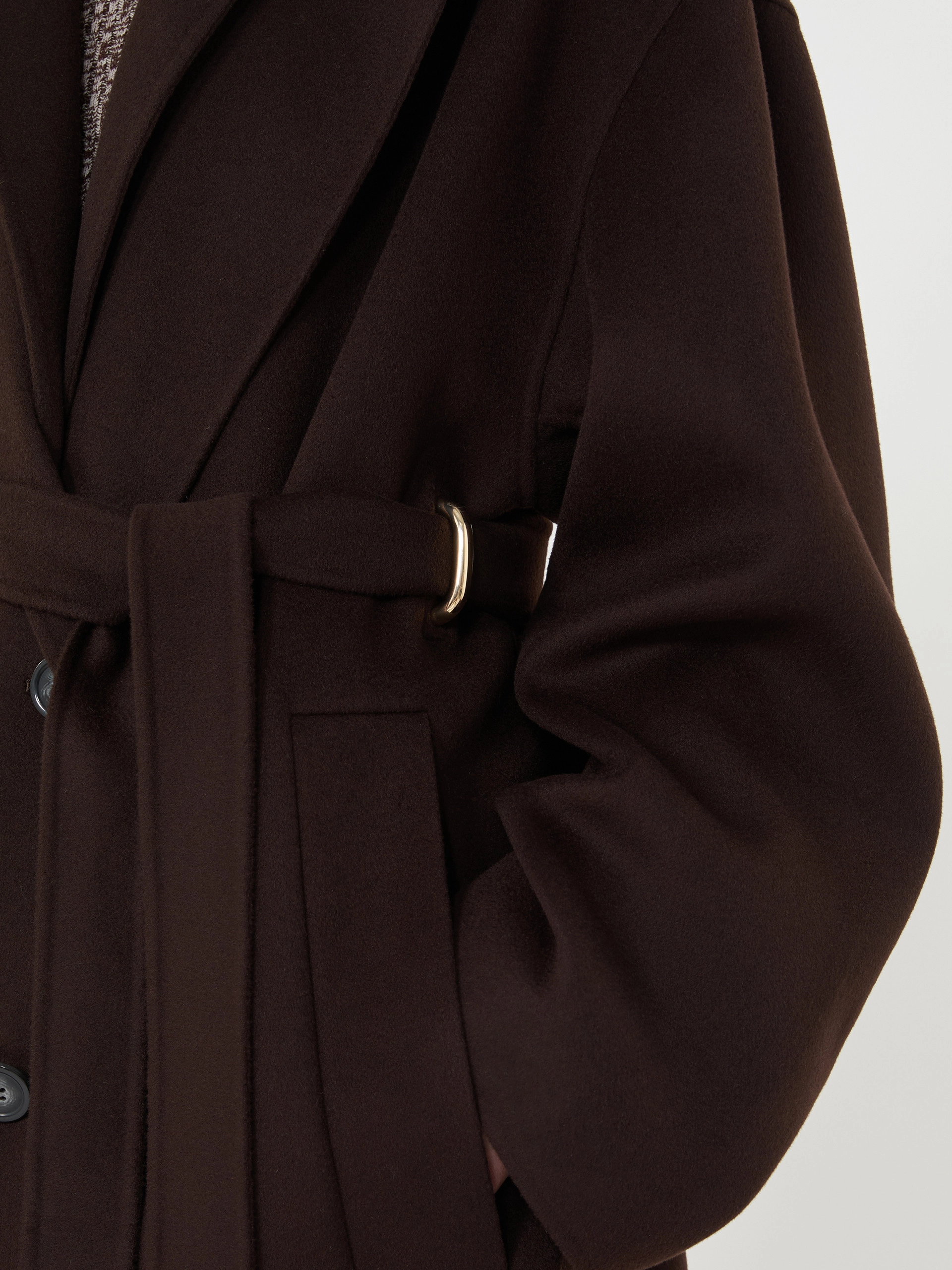 Oversized pure wool coat - CHOCOLATE - Sportmax - 5
