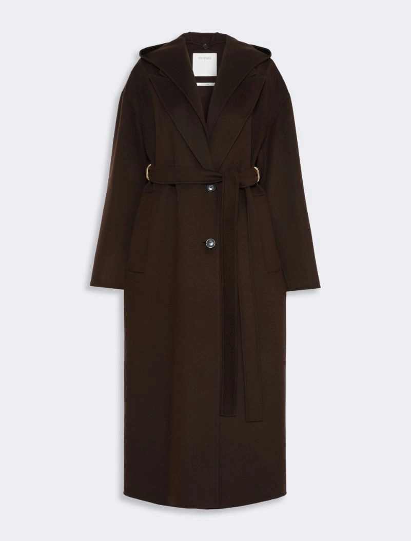 Oversized pure wool coat - CHOCOLATE - Sportmax - 6
