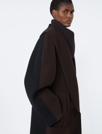 Wool and cashmere heavy jacket - COFFEE - Sportmax - 4