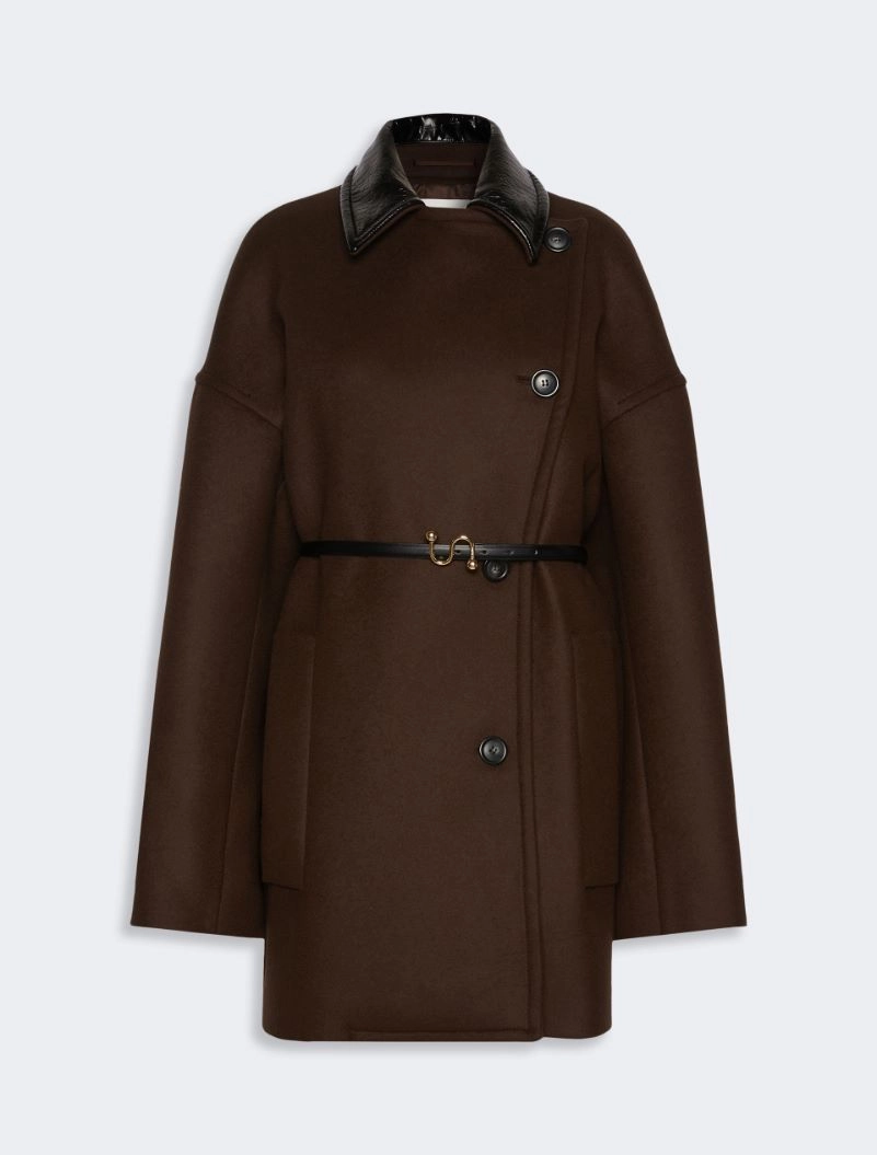 Wool cloth jacket - CHOCOLATE - Sportmax - 6