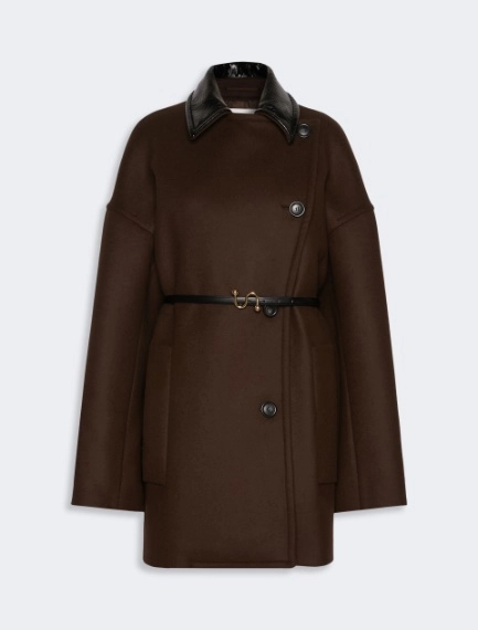 Wool cloth jacket - CHOCOLATE - Sportmax - 6