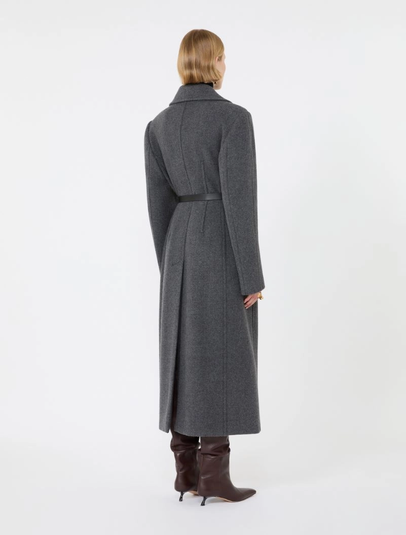 Long pure wool coat - BLACK - Sportmax - 3