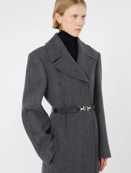 Long pure wool coat - BLACK - Sportmax - 4