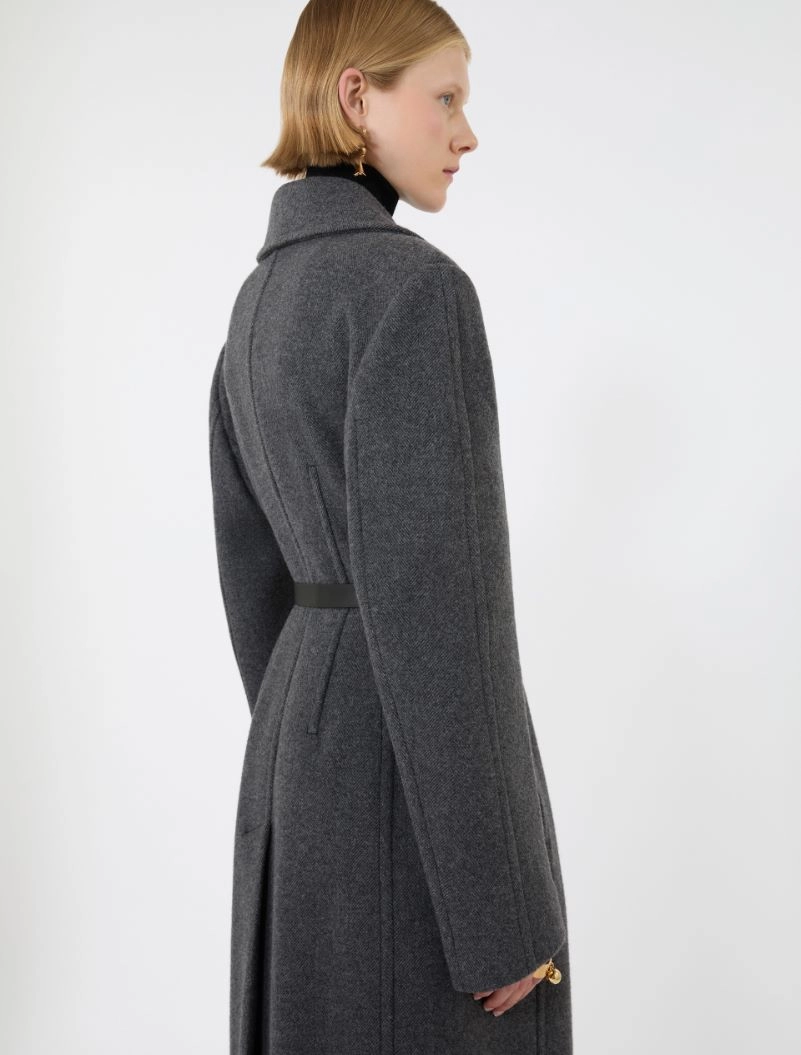 Long pure wool coat - BLACK - Sportmax - 5