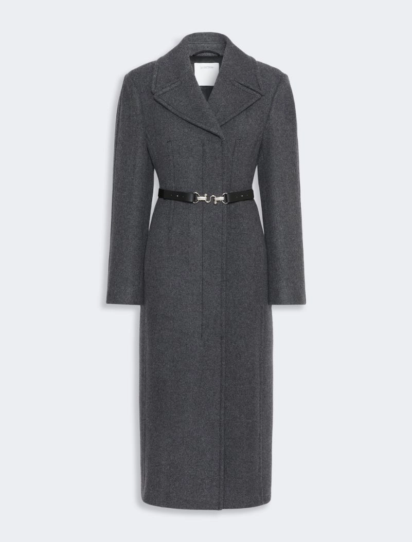 Long pure wool coat - BLACK - Sportmax - 6