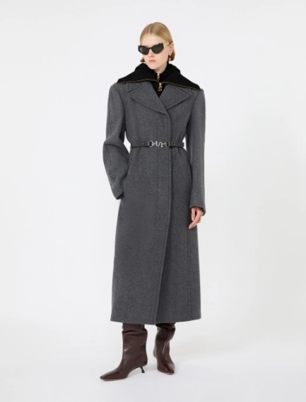 Long pure wool coat - Sportmax