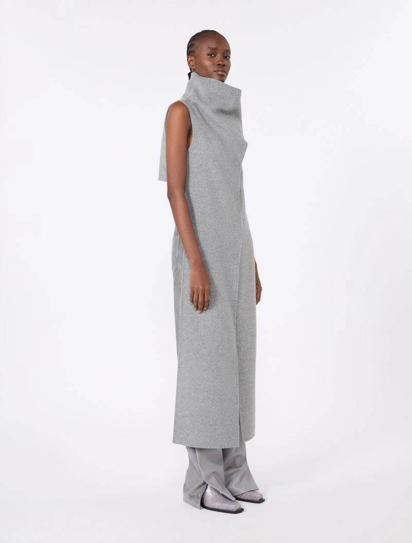 Long pure wool coat - MEDIUM GREY - Sportmax - 4