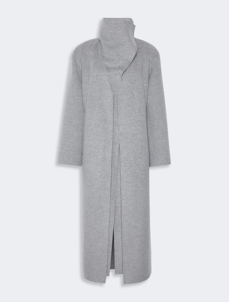 Long pure wool coat - MEDIUM GREY - Sportmax - 5