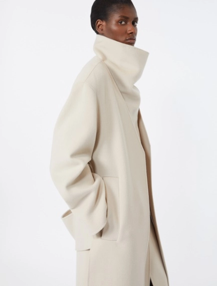 Long pure wool coat - POWDER - Sportmax - 4