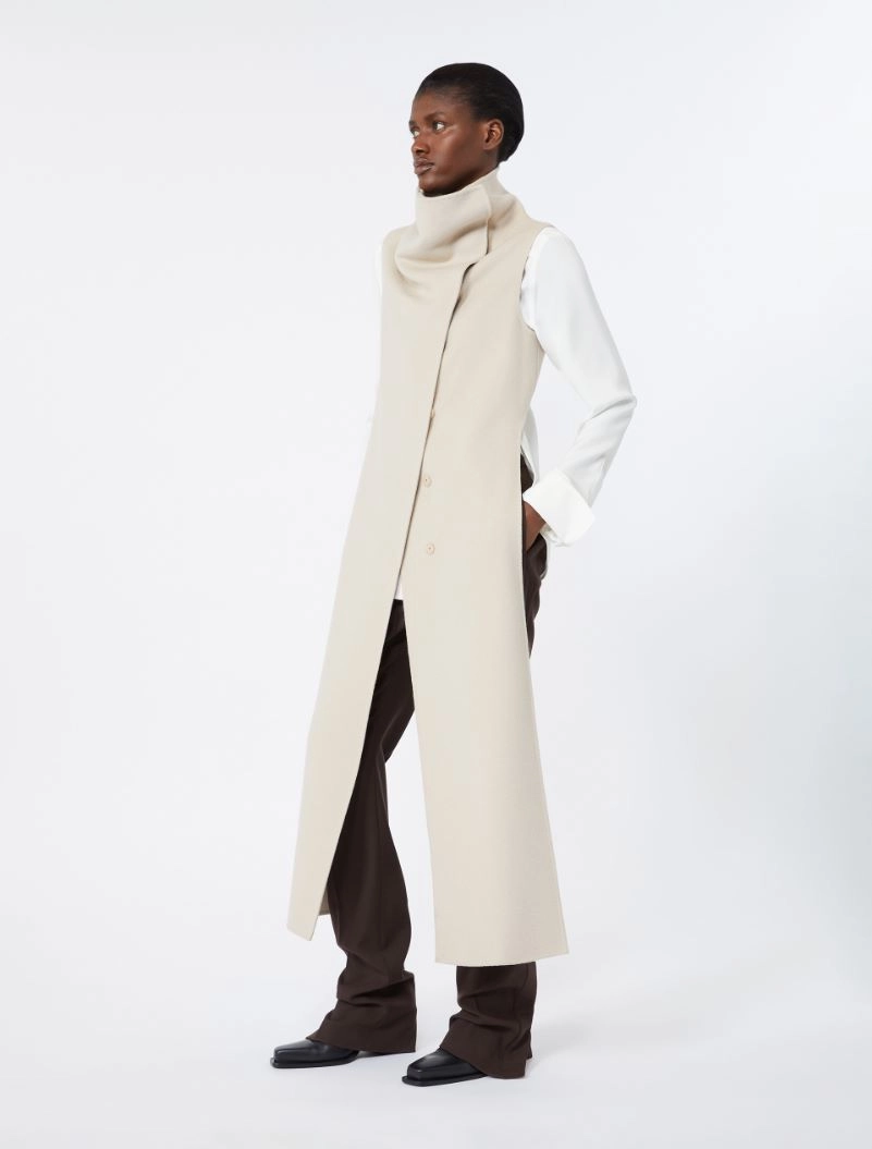 Long pure wool coat - POWDER - Sportmax - 5