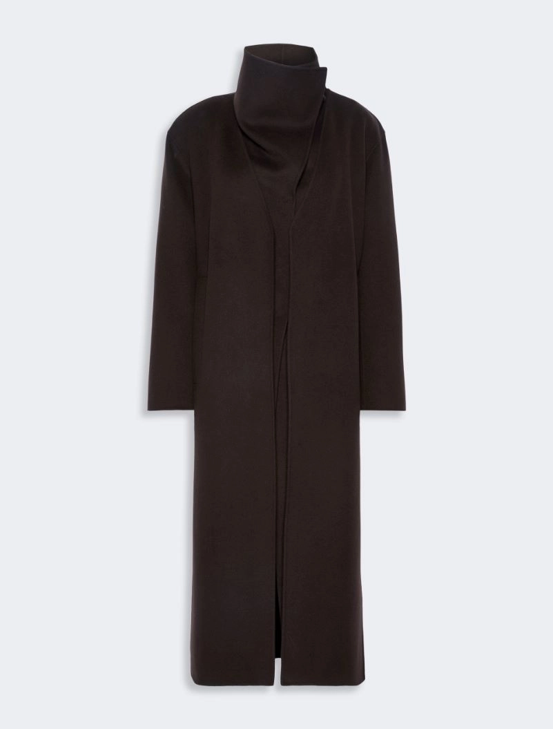 Long pure wool coat - COFFEE - Sportmax - 6