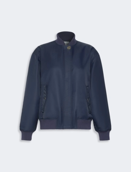 Oversized water-repellent fabric bomber jacket - Sportmax