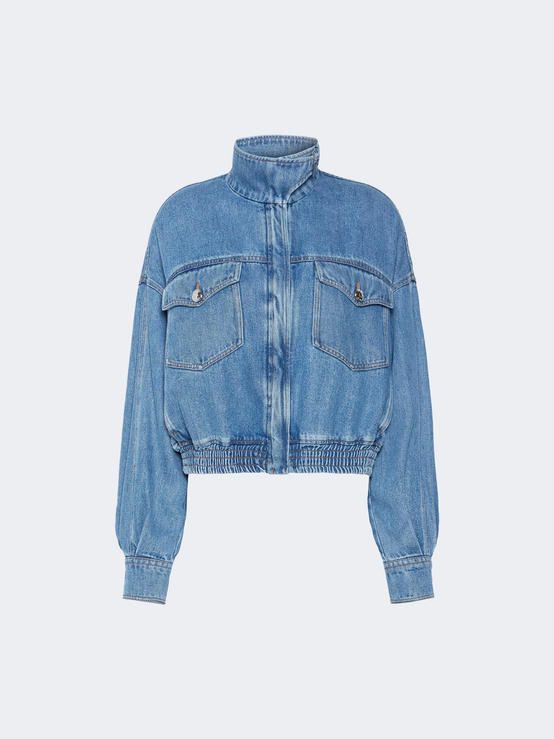 Oversize-Bomberjacke aus Denim in Indigoblau - NACHTBLAU - Sportmax - 6
