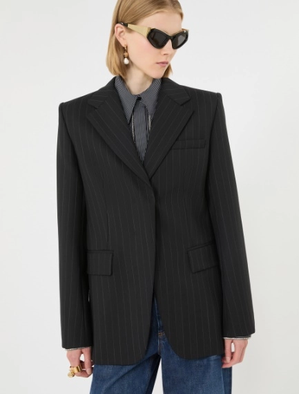 Stretch wool-blend blazer - Sportmax
