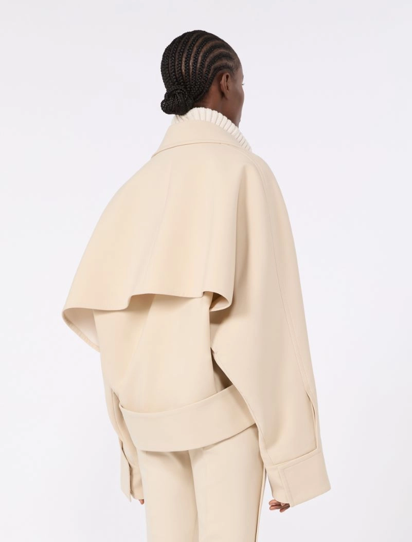 Technical wool pea coat - IVORY - Sportmax - 3